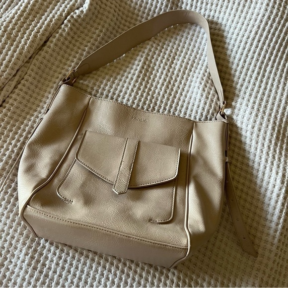 KENSIE taupe‎ shoulder bag - Picture 1 of 3